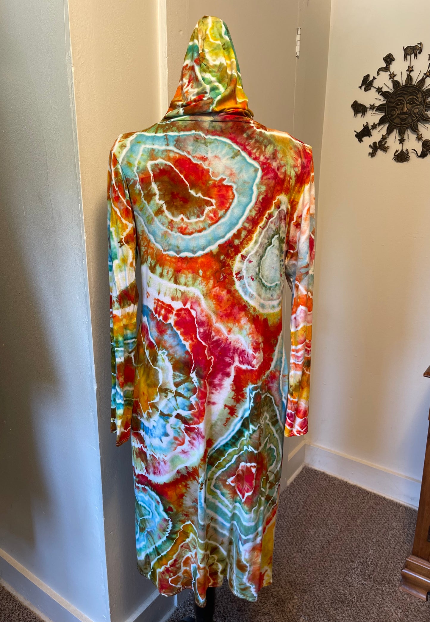 Medium Hooded Duster Cardigan