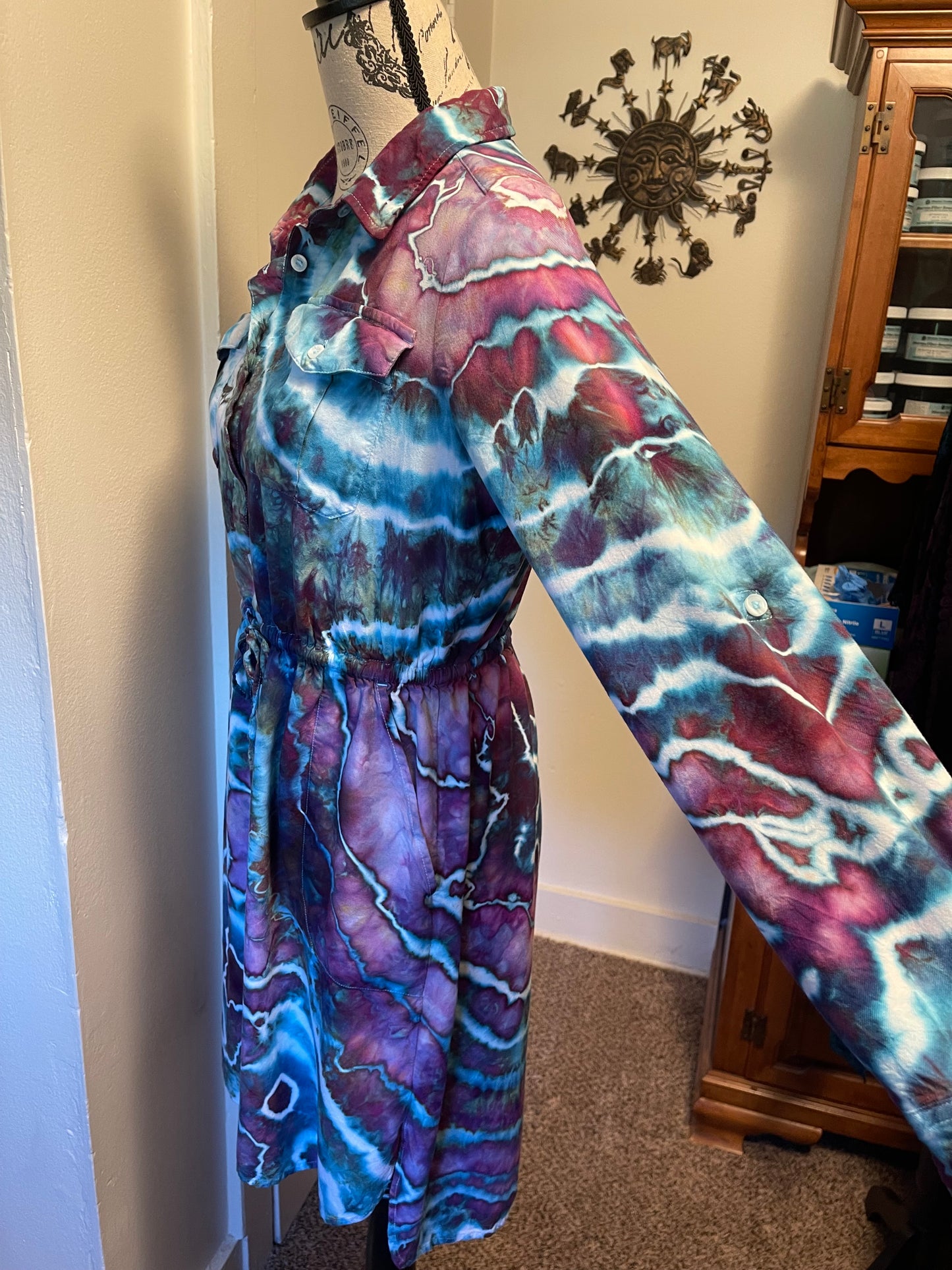 Medium Long Sleeve Geode Dress