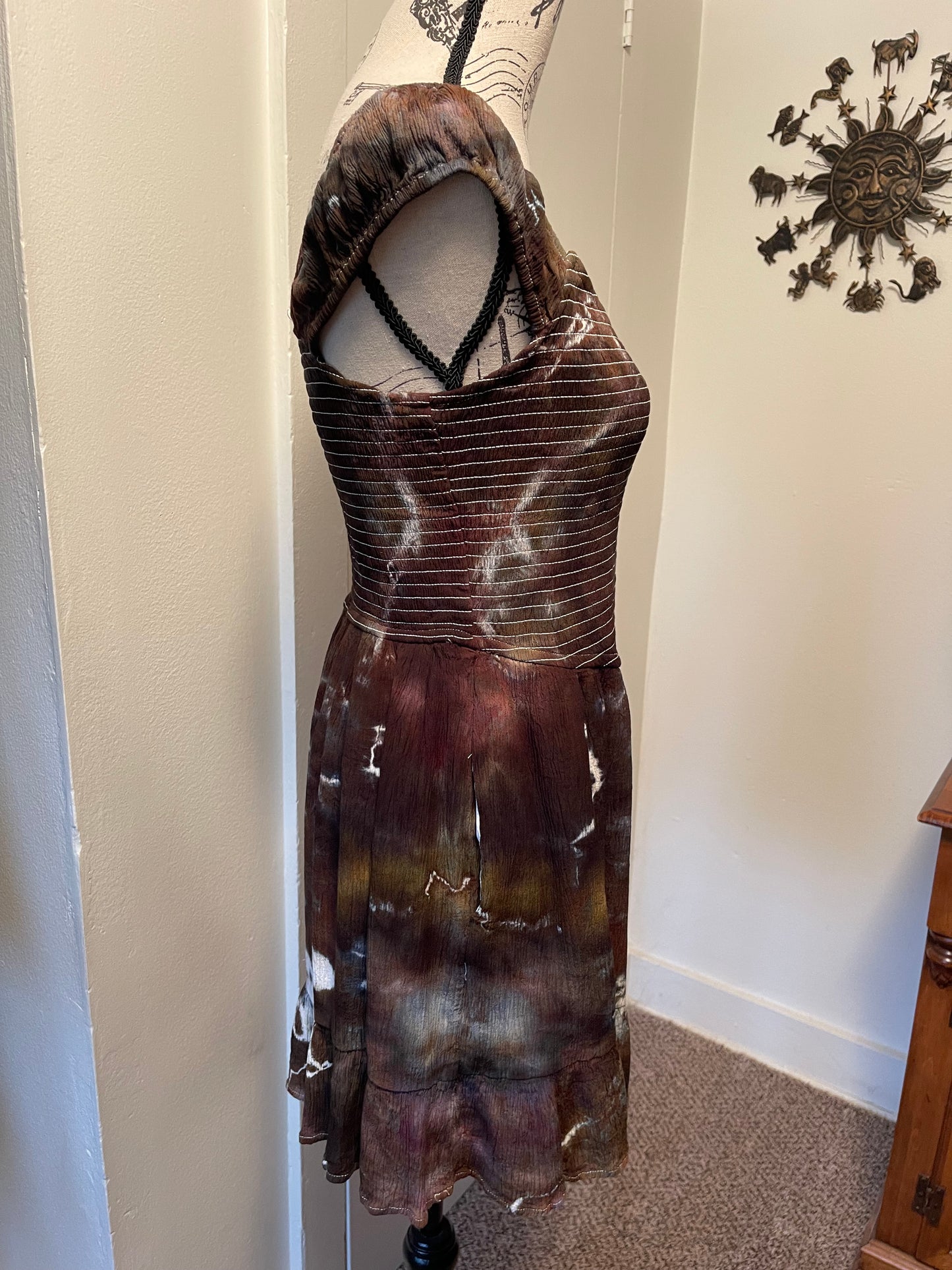 Large Rayon Mini Dress