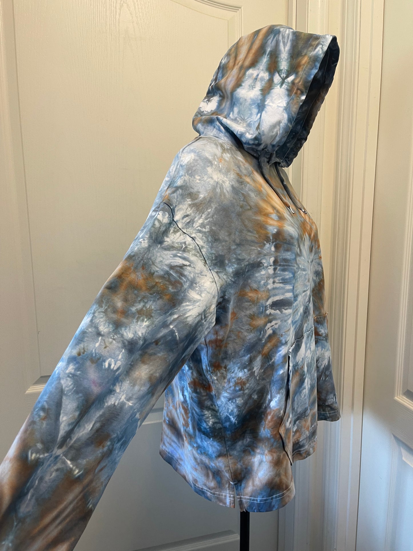 Large Jersey Knit Hoodie