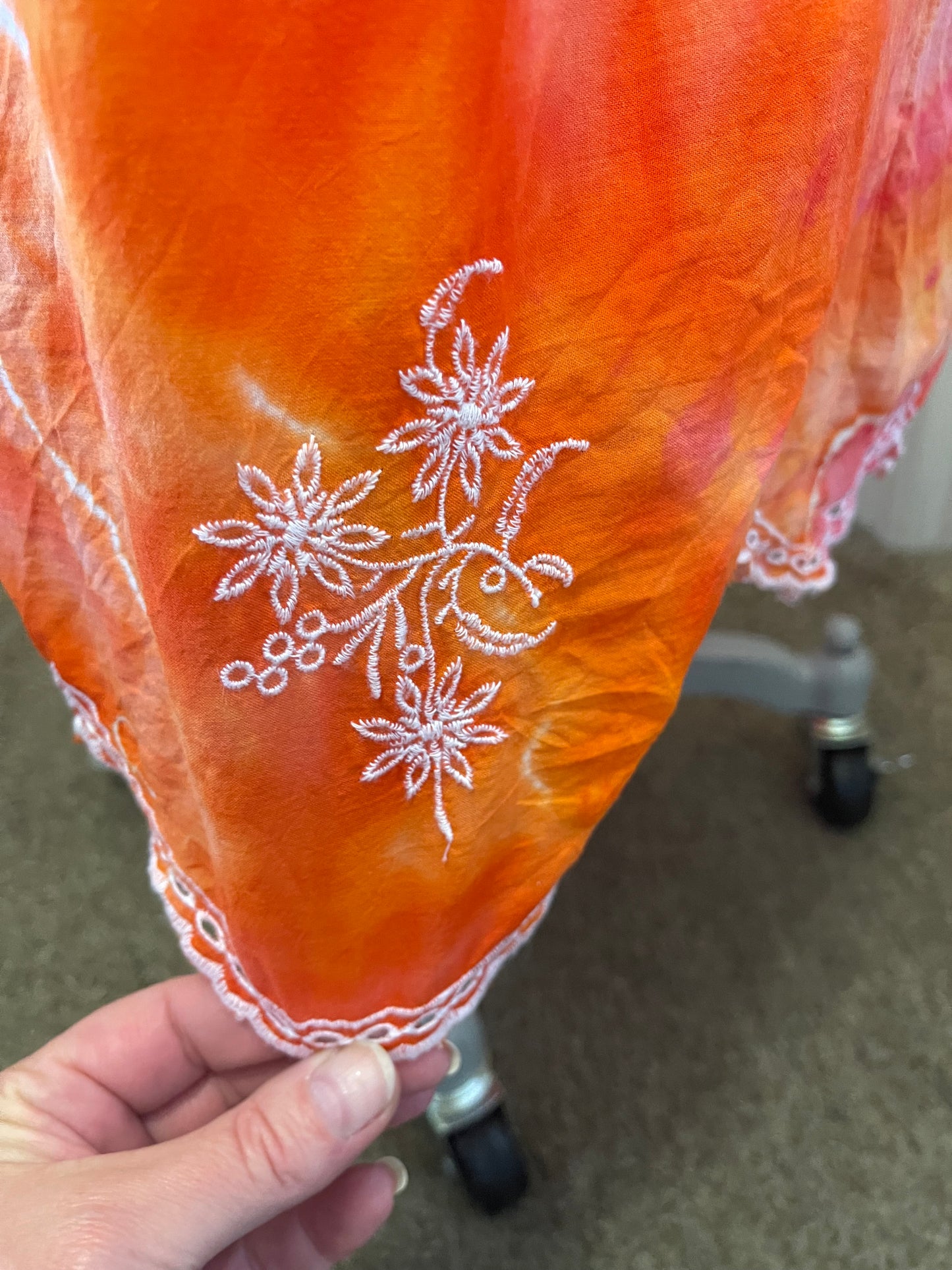 Small Orange Crush Dress