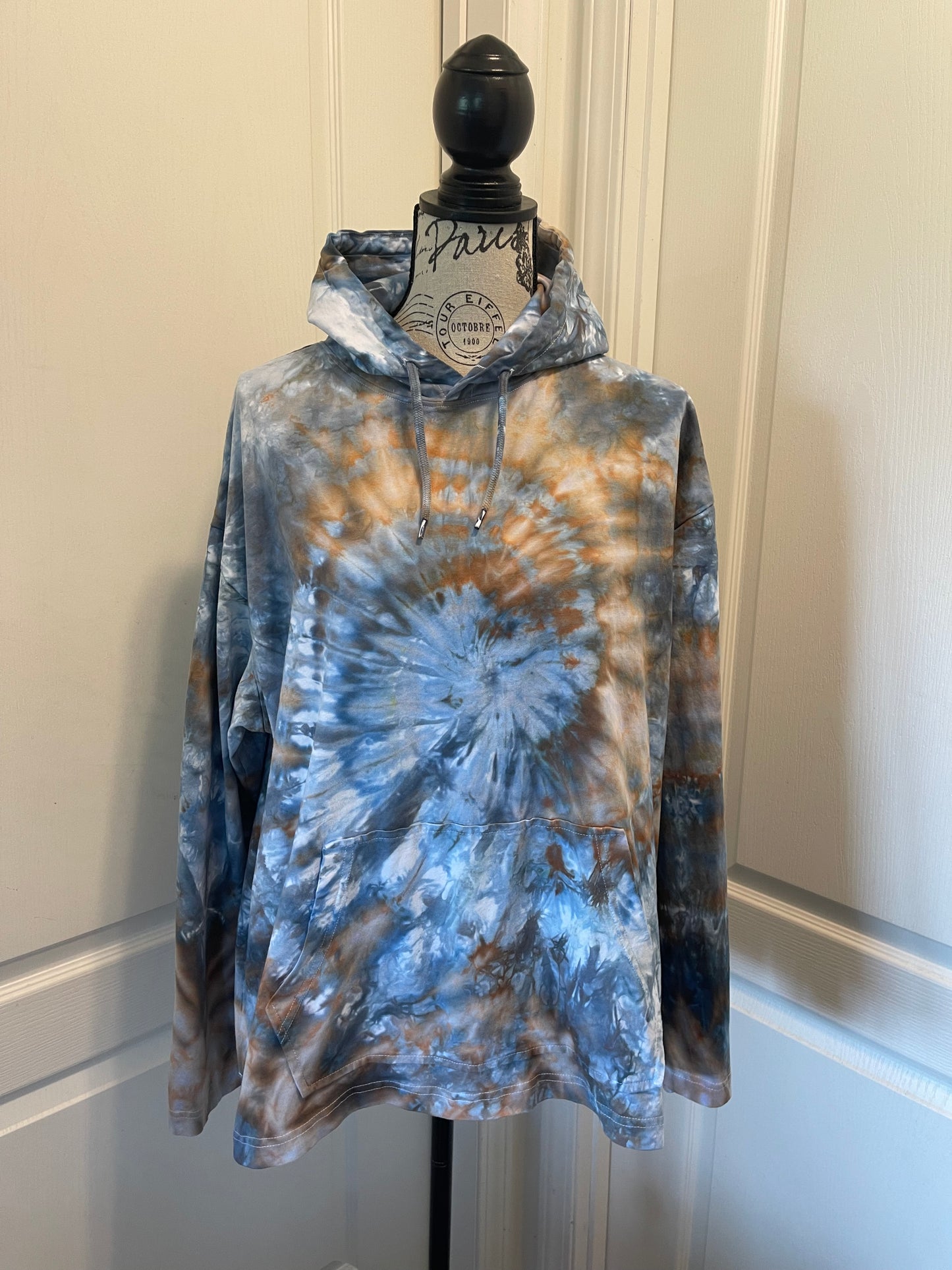 Large Jersey Knit Hoodie