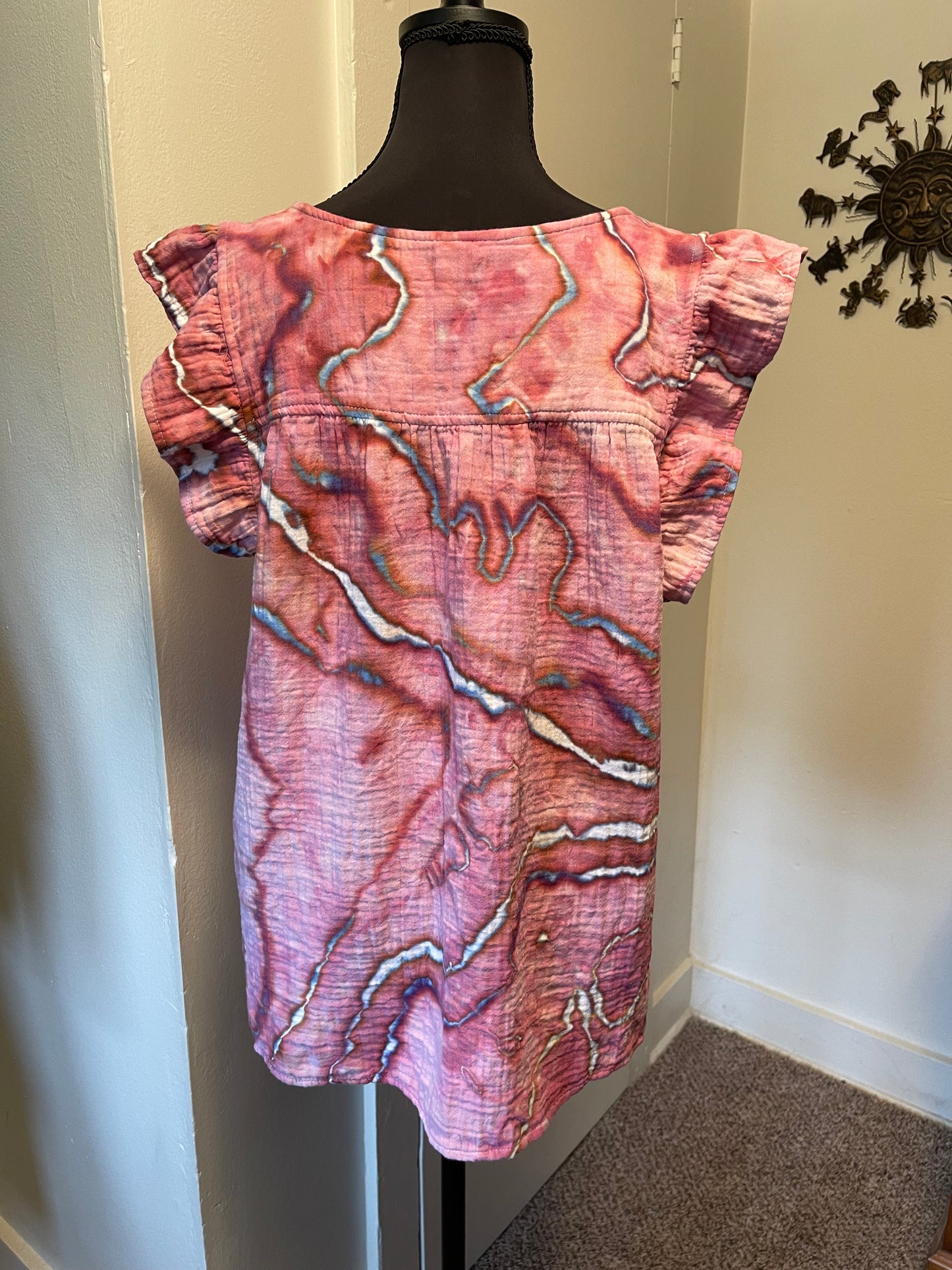 Large Flutter Sleeve Top