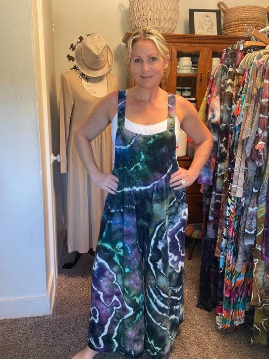 Large ‘Abalone’ Geode Overalls