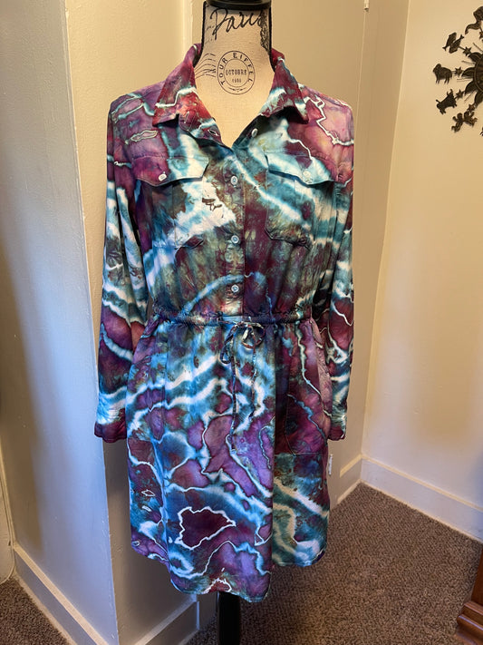 Medium Long Sleeve Geode Dress