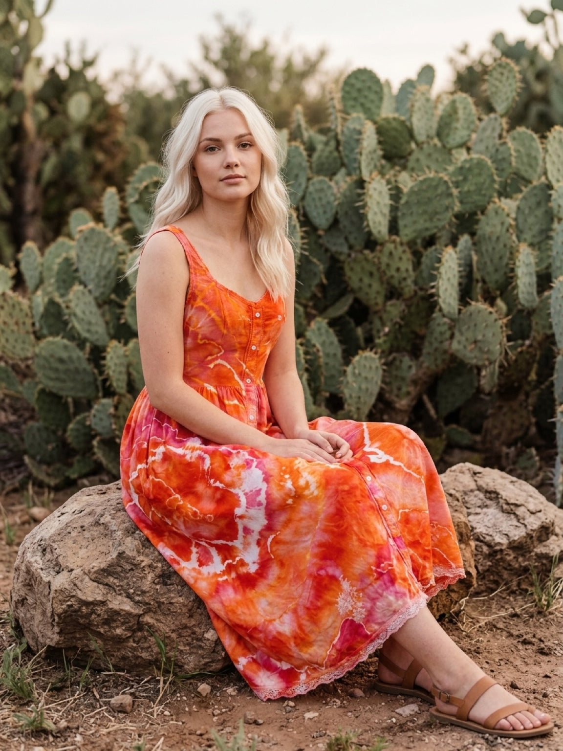 Small Orange Crush Dress