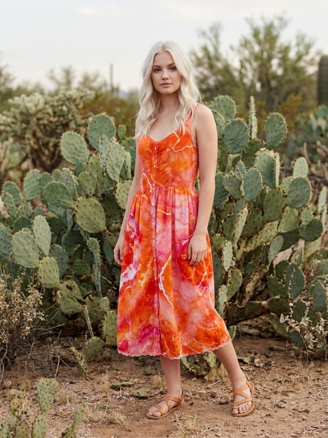 Small Orange Crush Dress