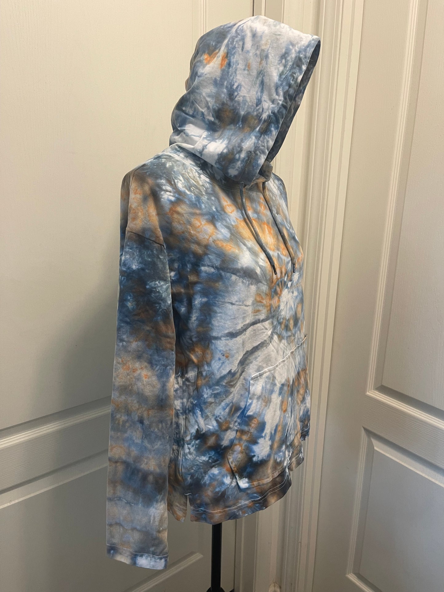 Small Oversized Jersey Knit Hoodie