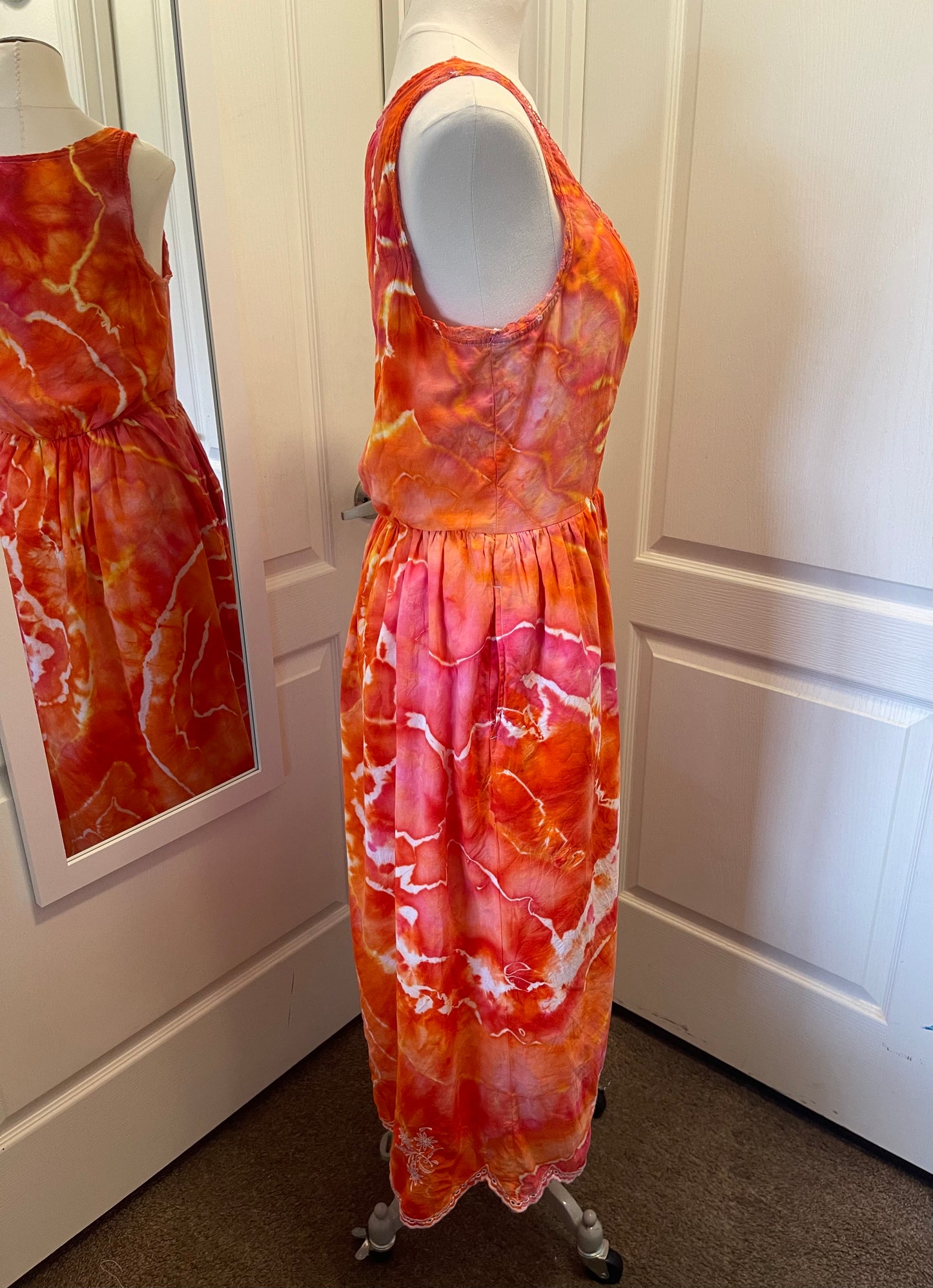 Small Orange Crush Dress