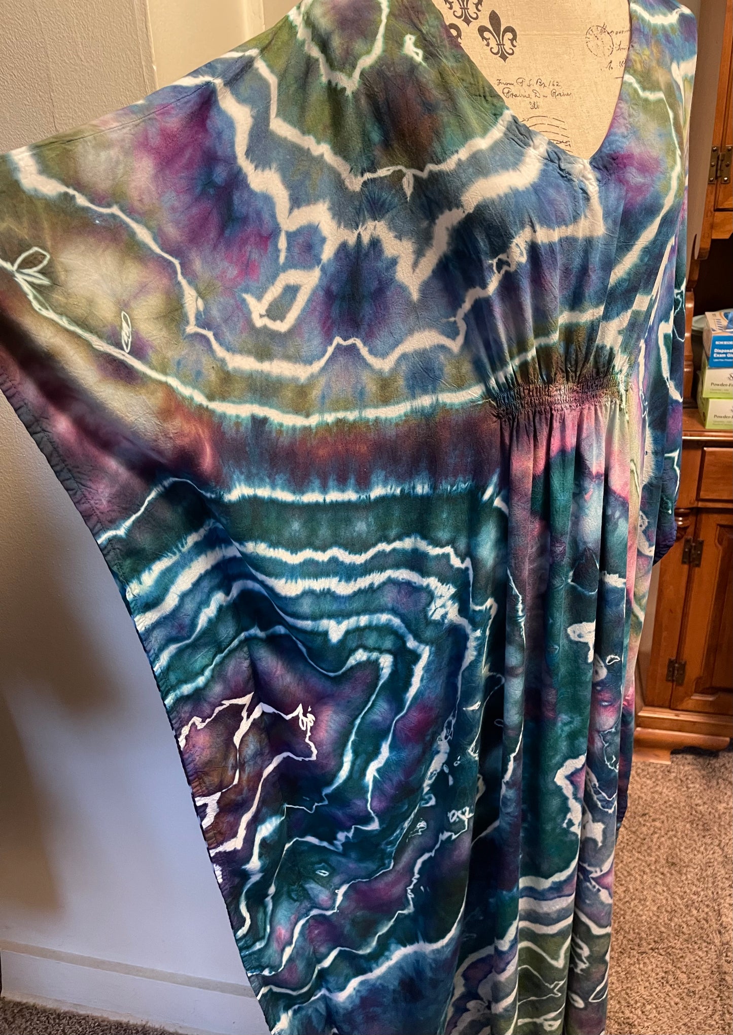 Plus Size Geode Caftan Dress