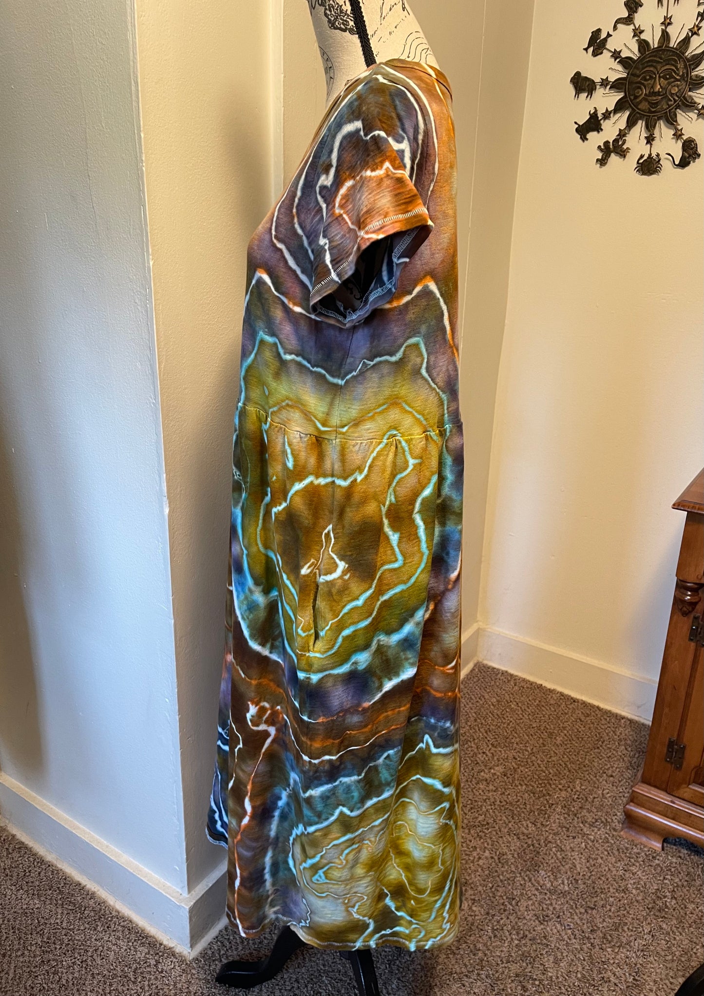 Large Cotton Dress with Pockets