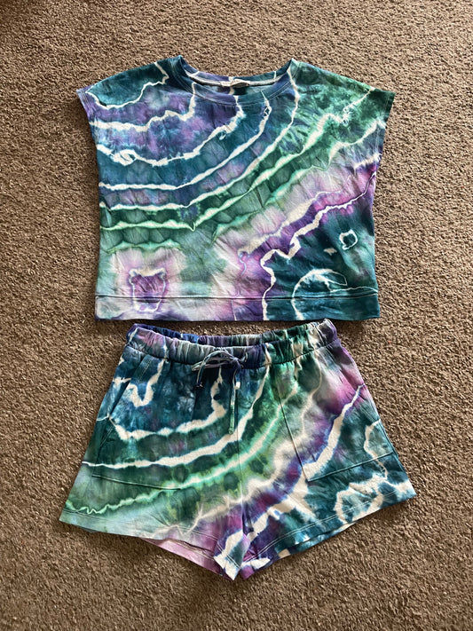 Small Cotton Geode Shorts Set