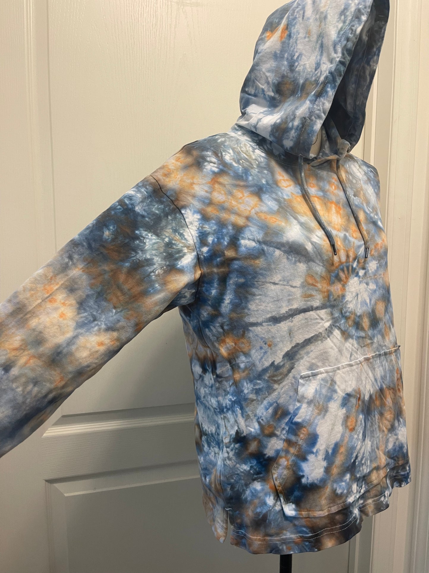 Small Oversized Jersey Knit Hoodie