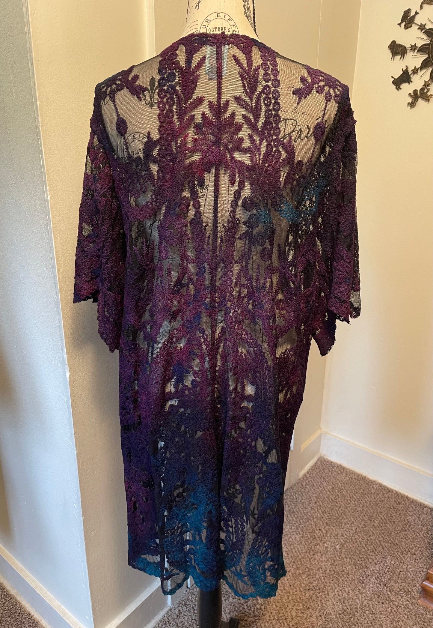 LG/XL Lace Kimono