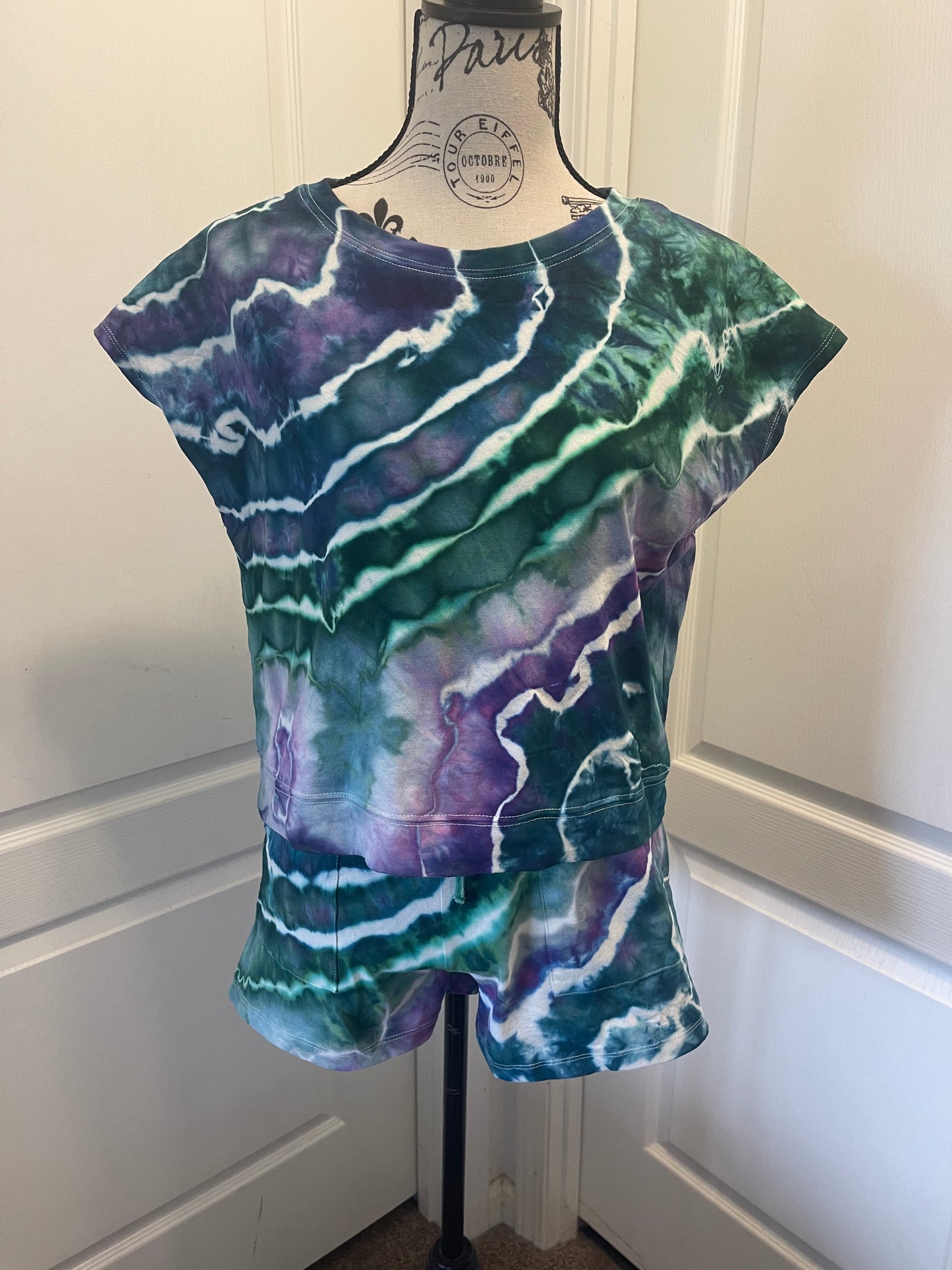 Small Cotton Geode Shorts Set