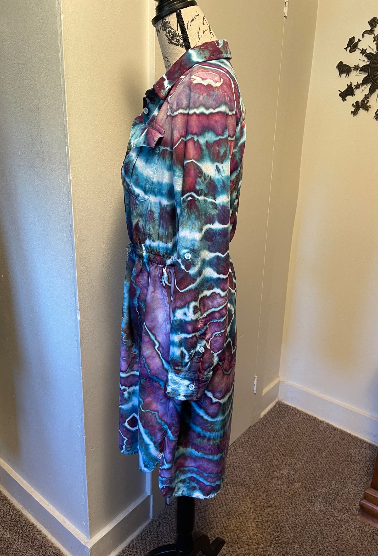 Medium Long Sleeve Geode Dress