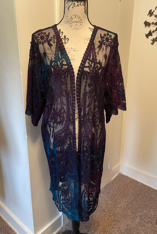 LG/XL Lace Kimono