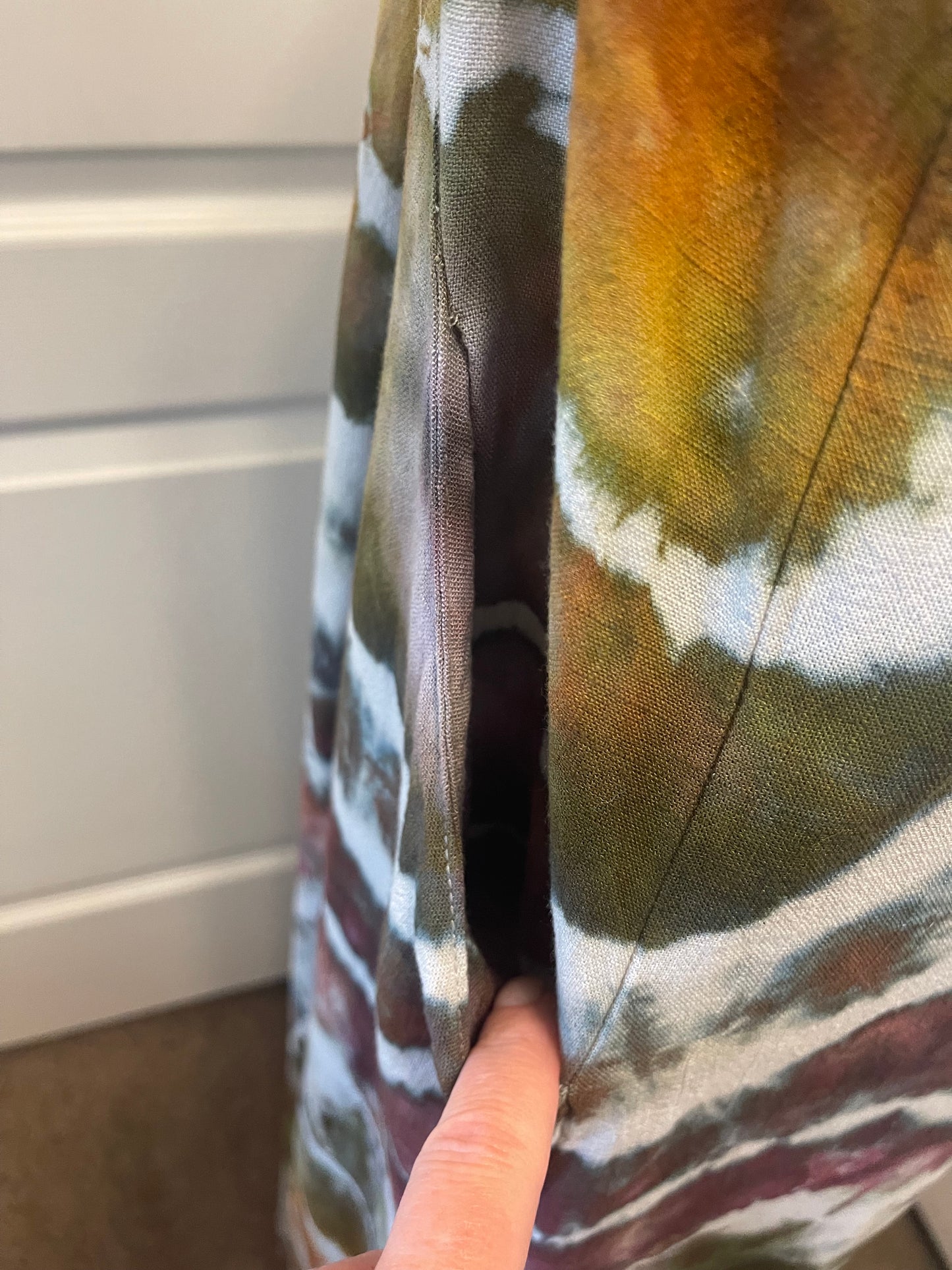 Small Earthy Rainbow Overalls