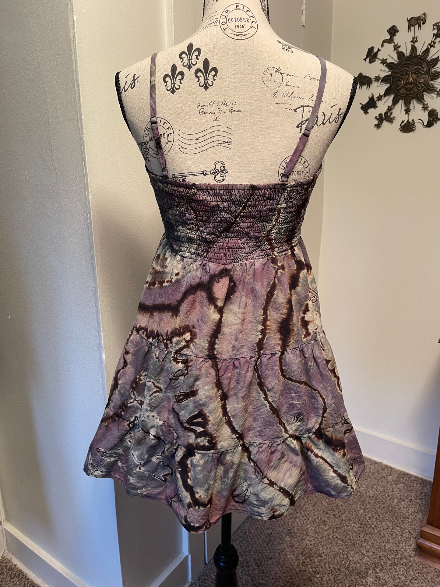Large Reverse Dyed Mini Dress