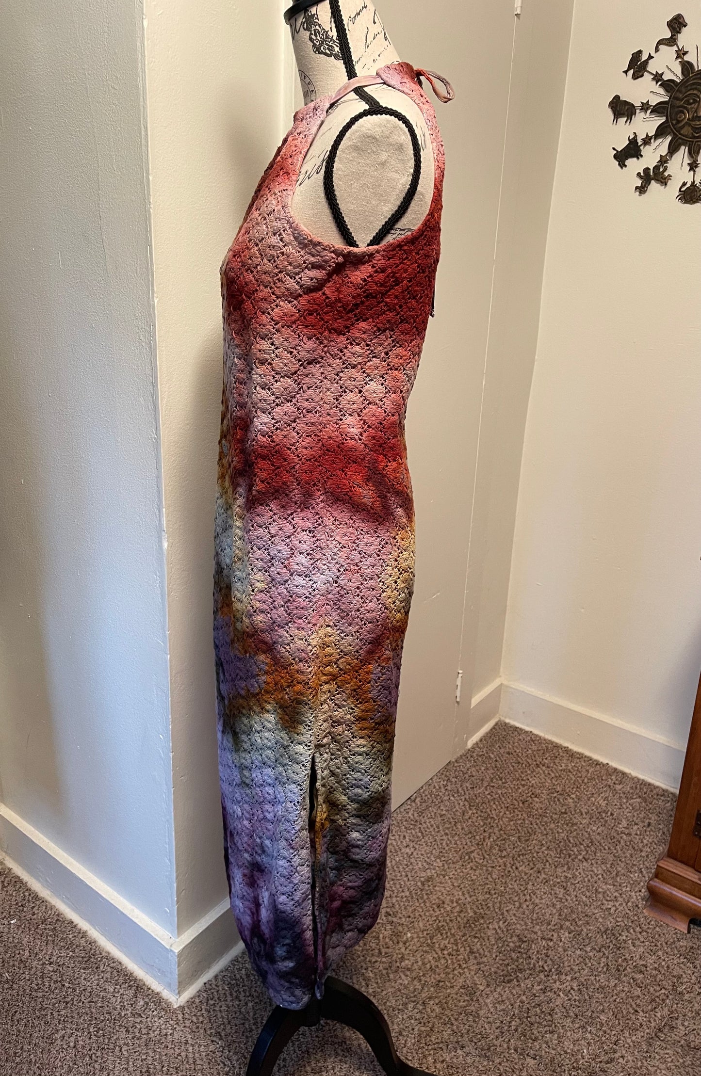 Small Rainbow Maxi Dress