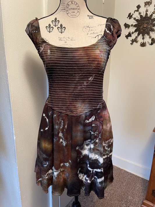 Large Rayon Mini Dress