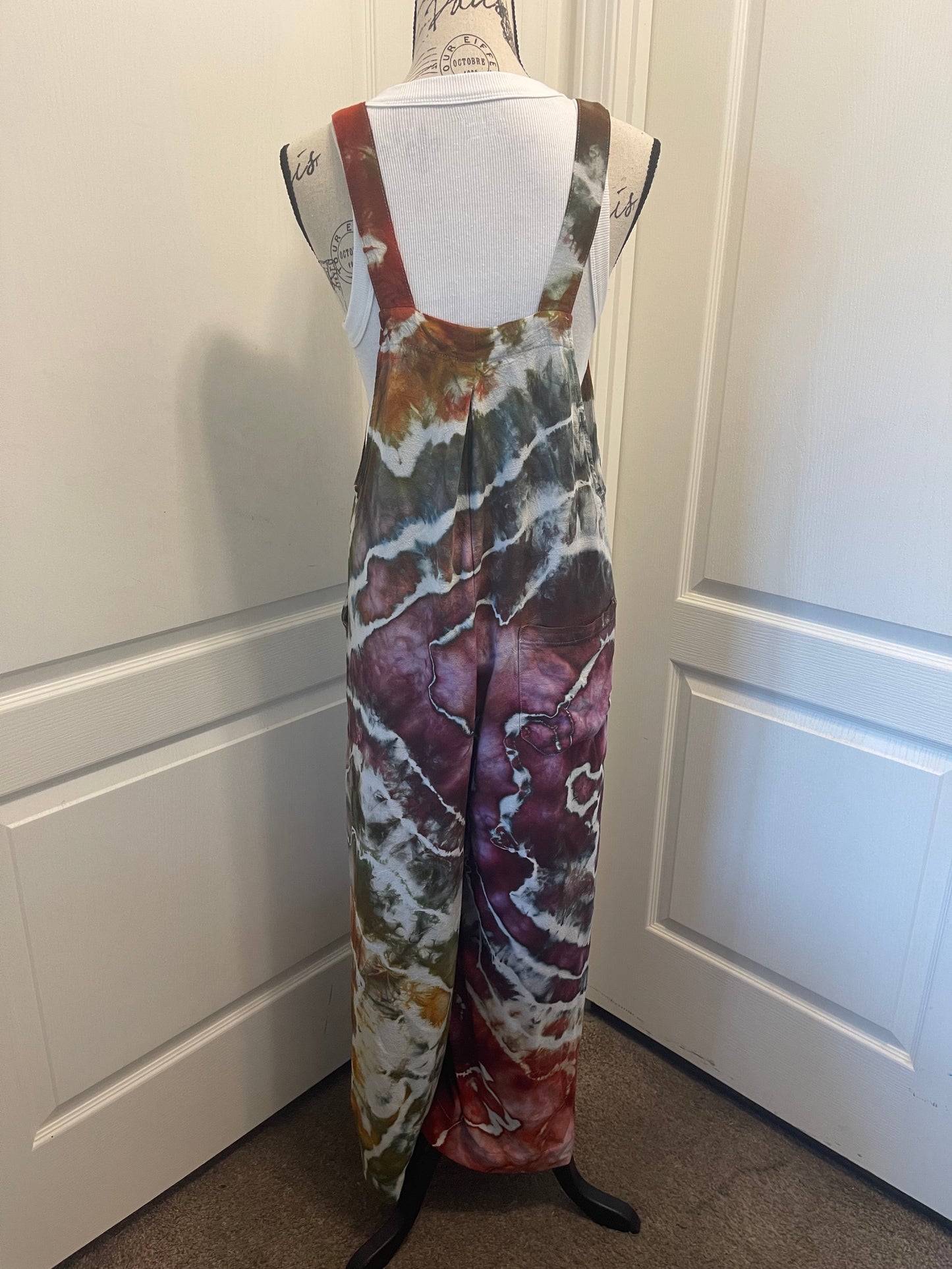 Small Earthy Rainbow Overalls