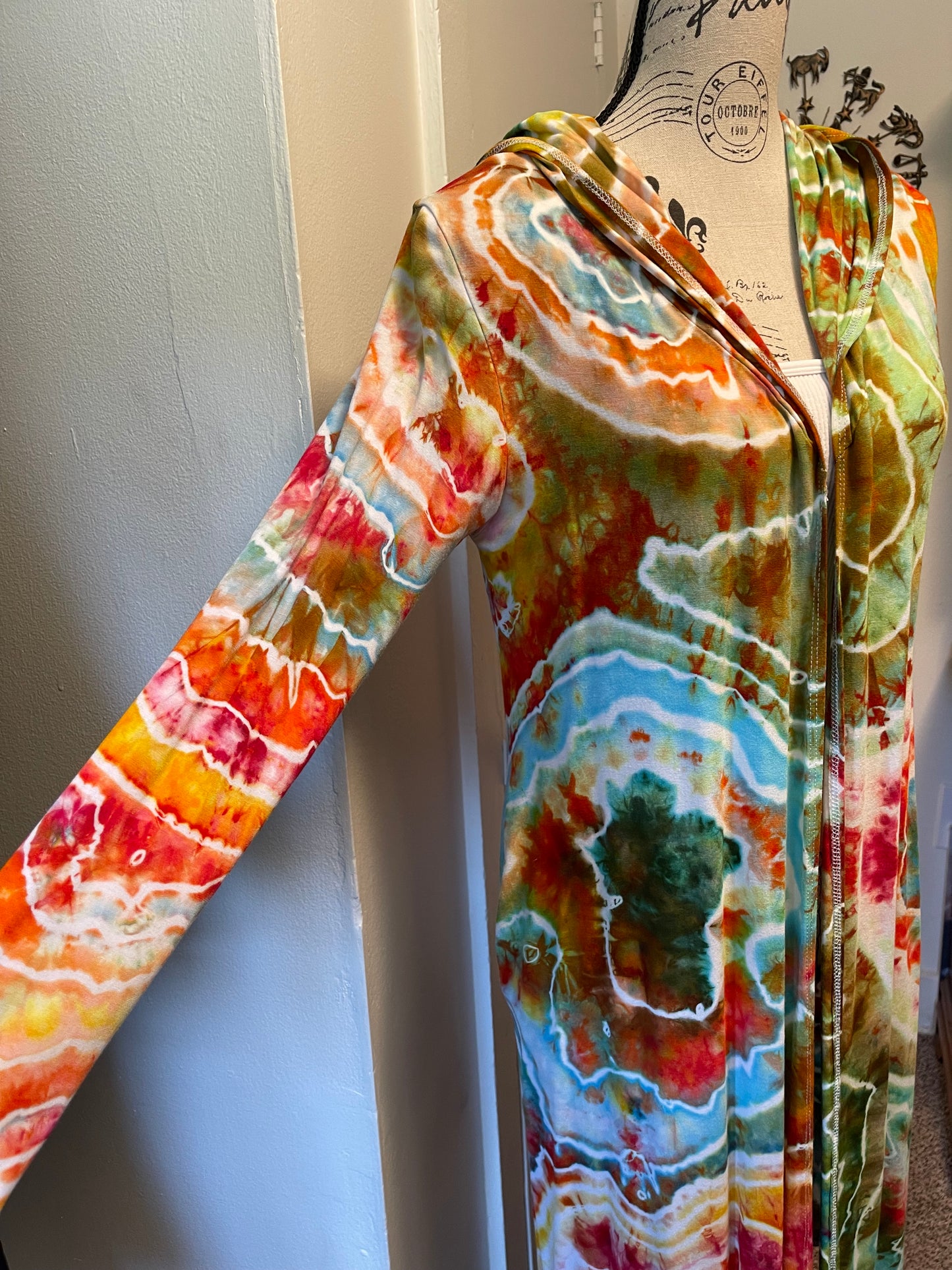 Medium Hooded Duster Cardigan