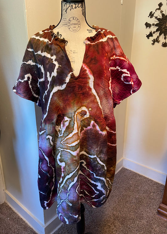 Medium Earthy Rainbow Dress
