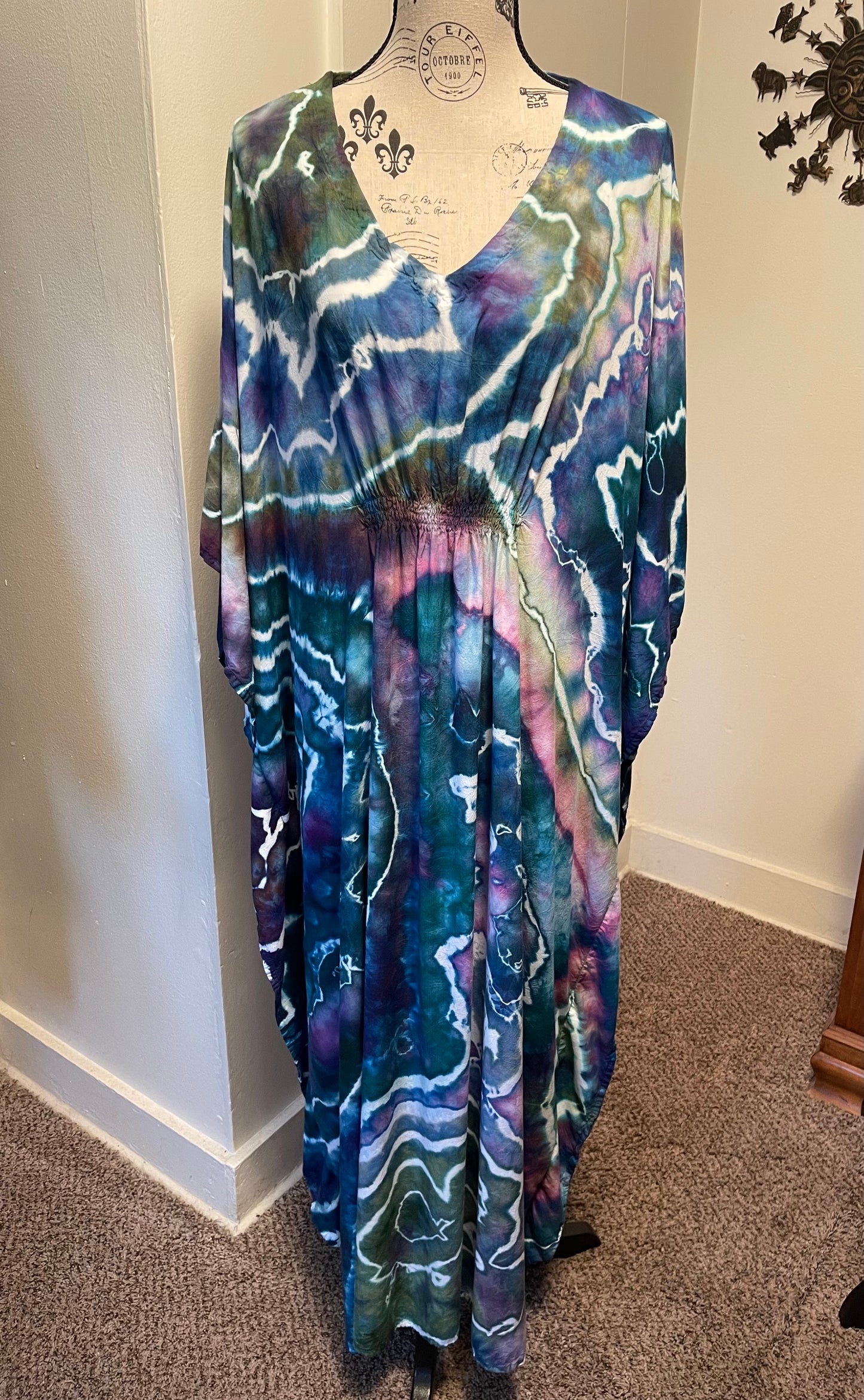 Plus Size Geode Caftan Dress