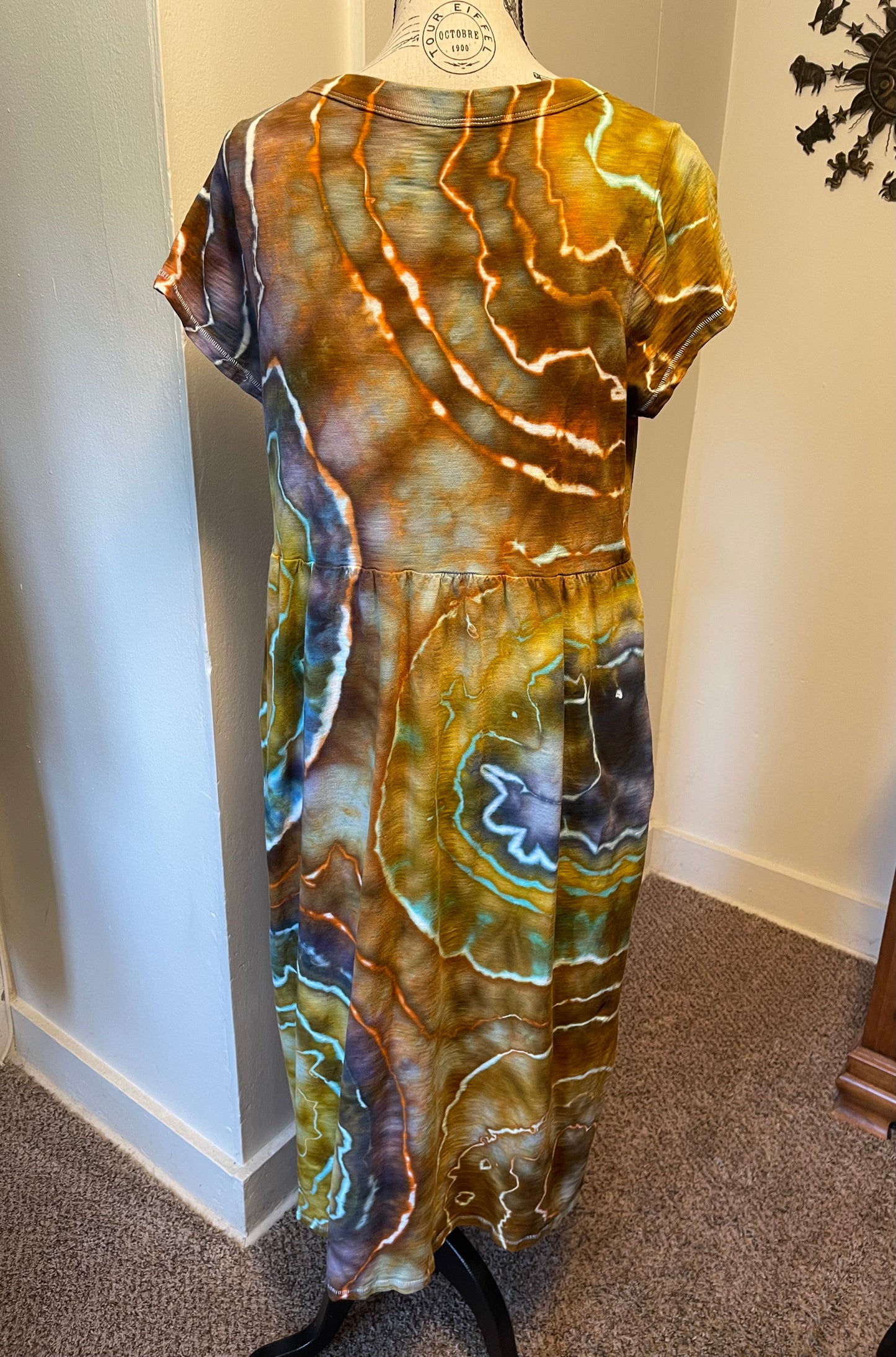 Large Cotton Dress with Pockets