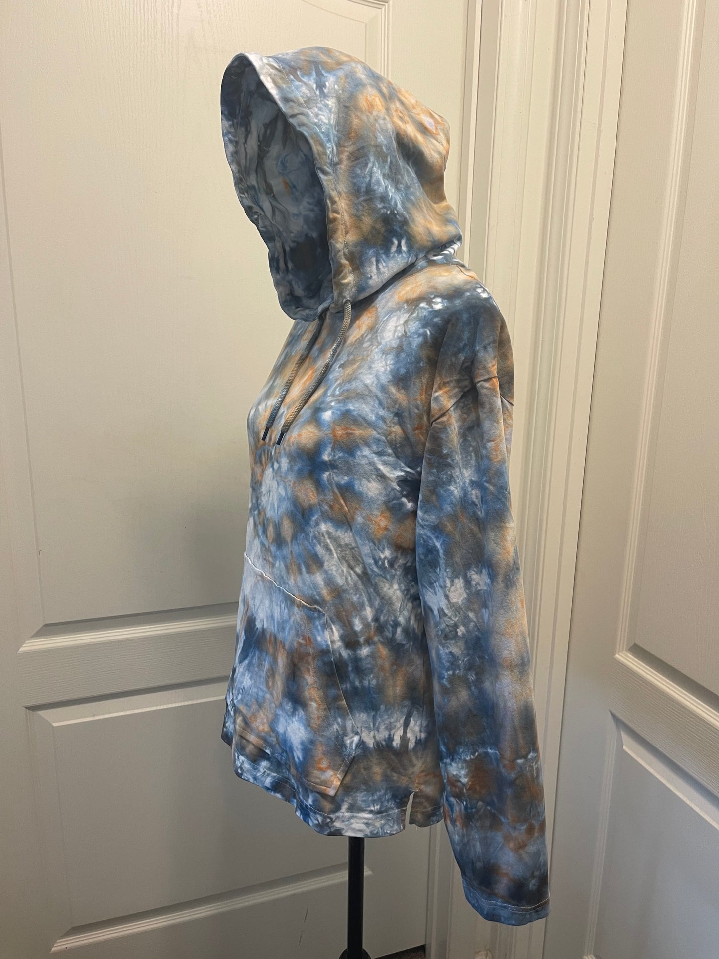 Small Oversized Jersey Knit Hoodie