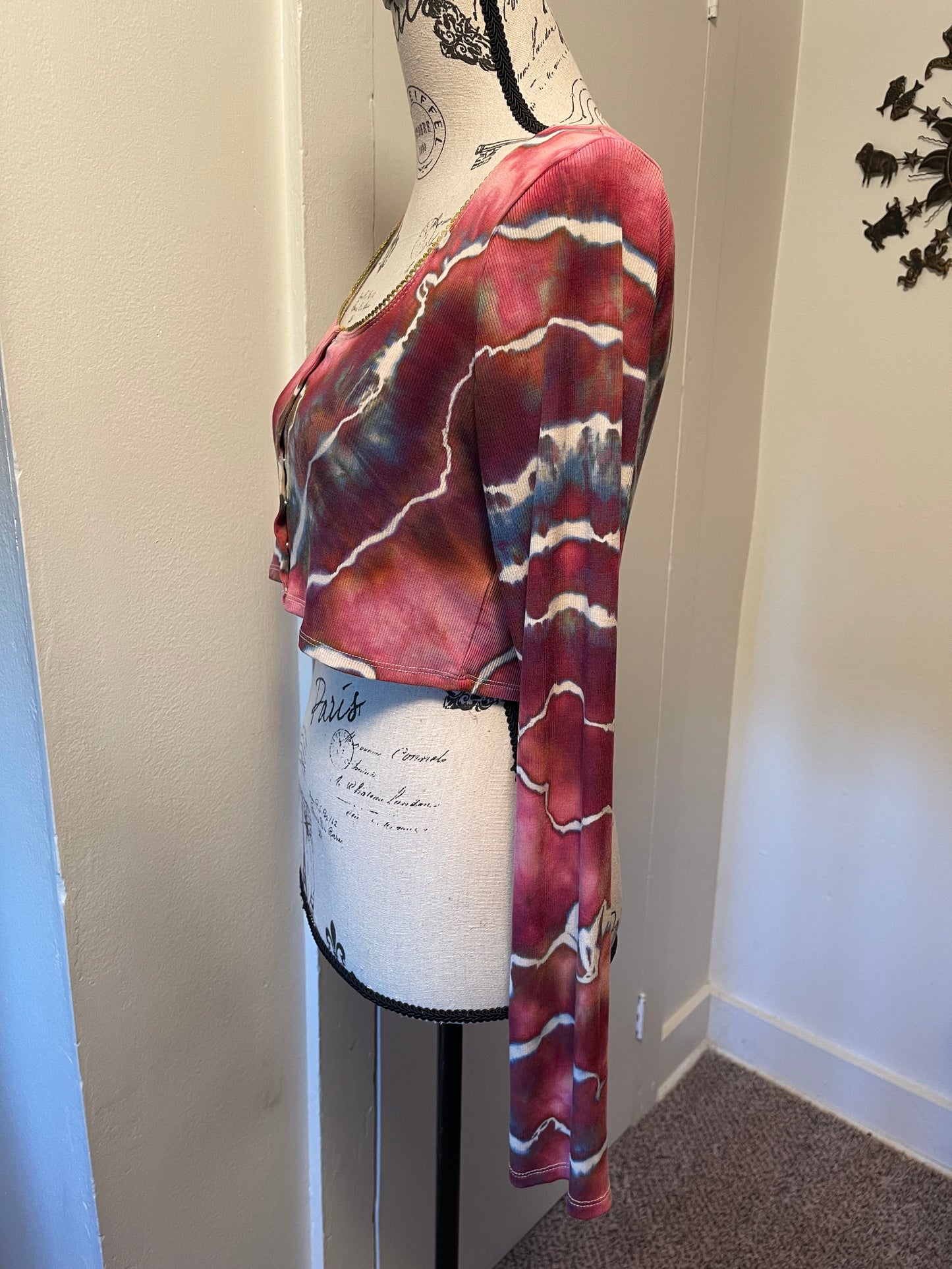 XL Long Sleeve Crop Top