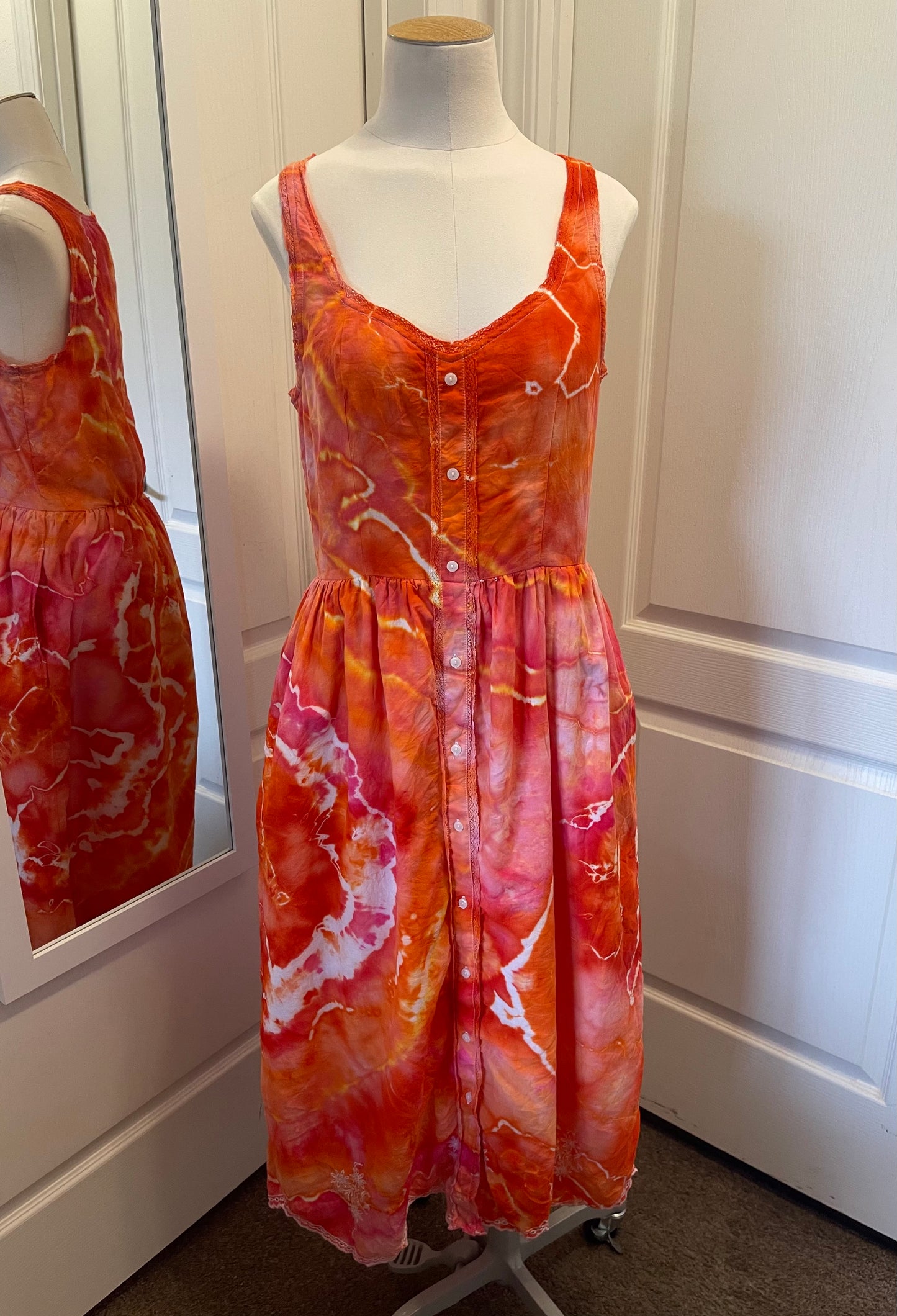 Small Orange Crush Dress