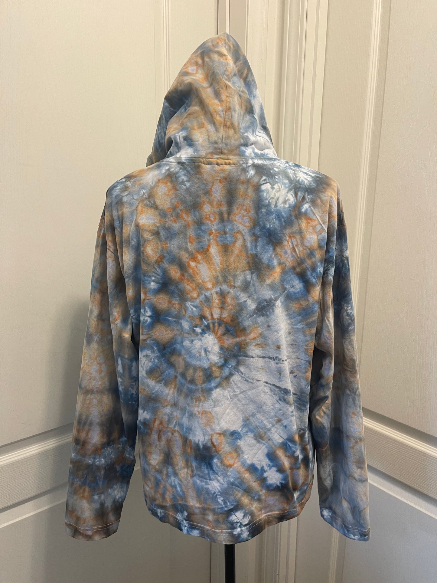 Small Oversized Jersey Knit Hoodie