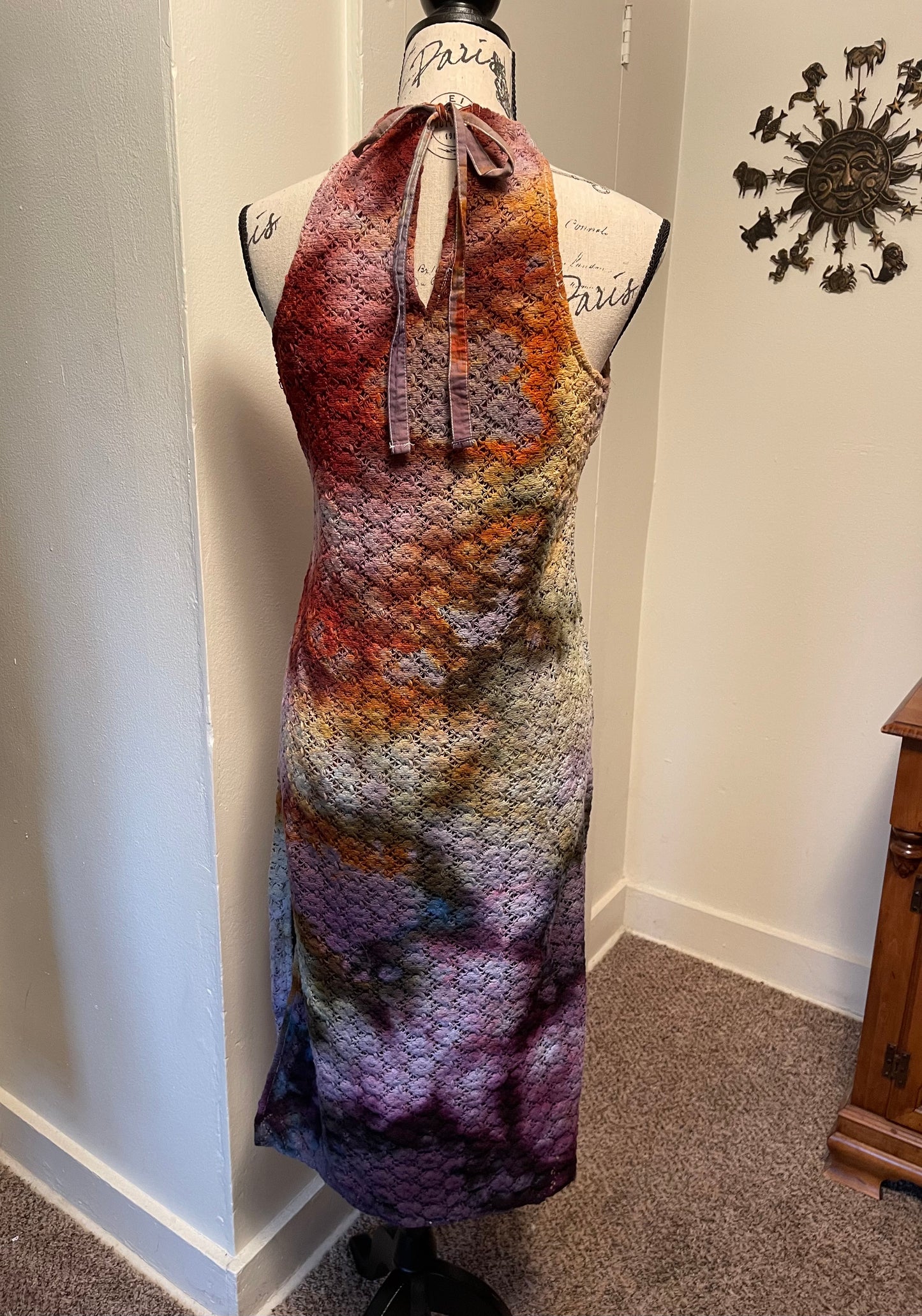 Small Rainbow Maxi Dress