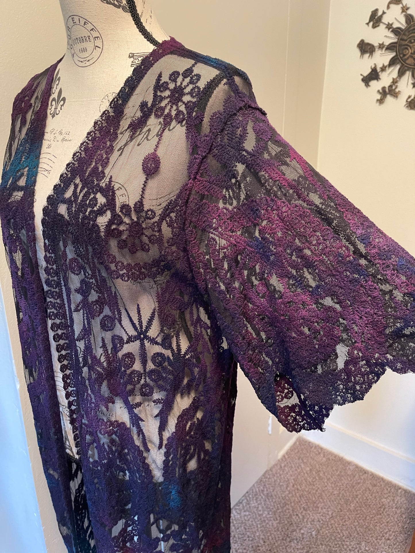 LG/XL Lace Kimono