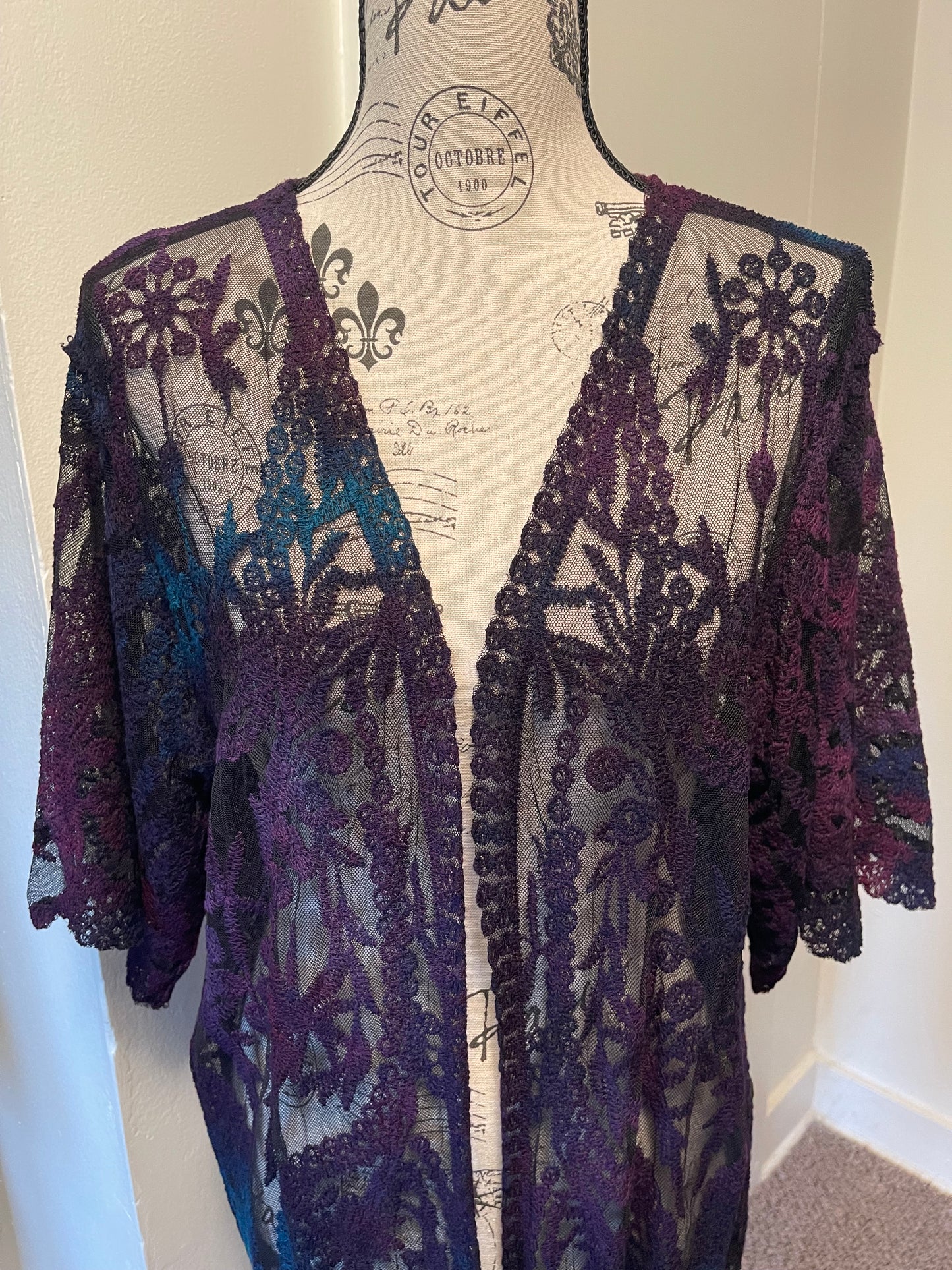 LG/XL Lace Kimono